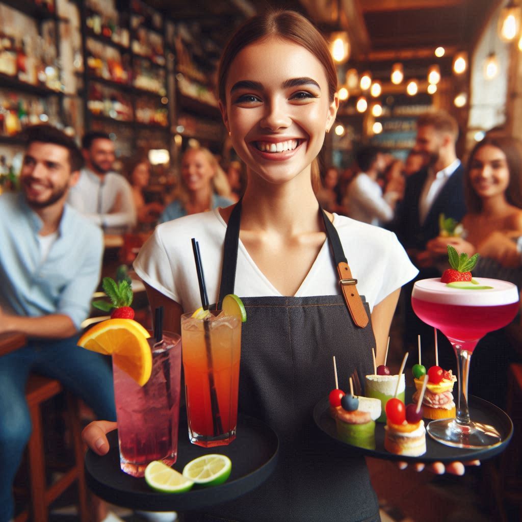 El índice económico de las camareras calientes