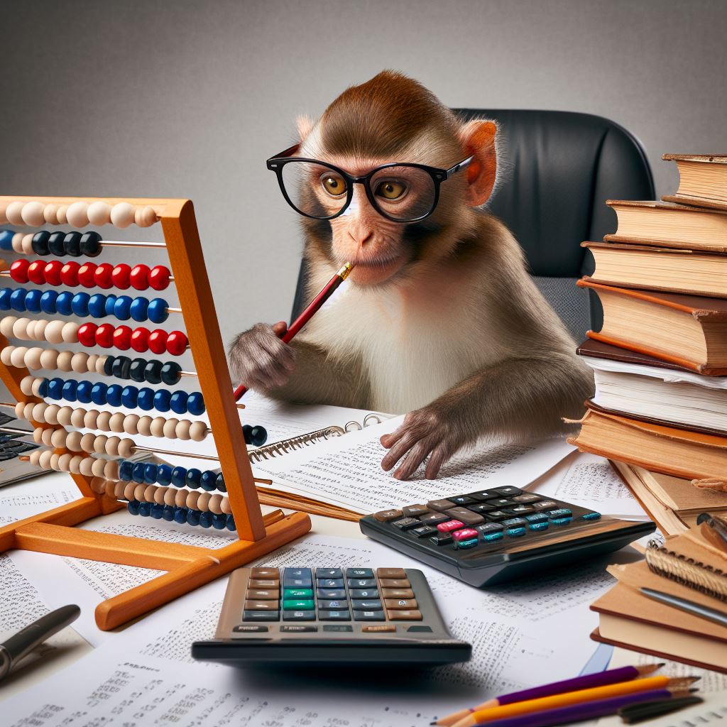 La calculadora y el mono