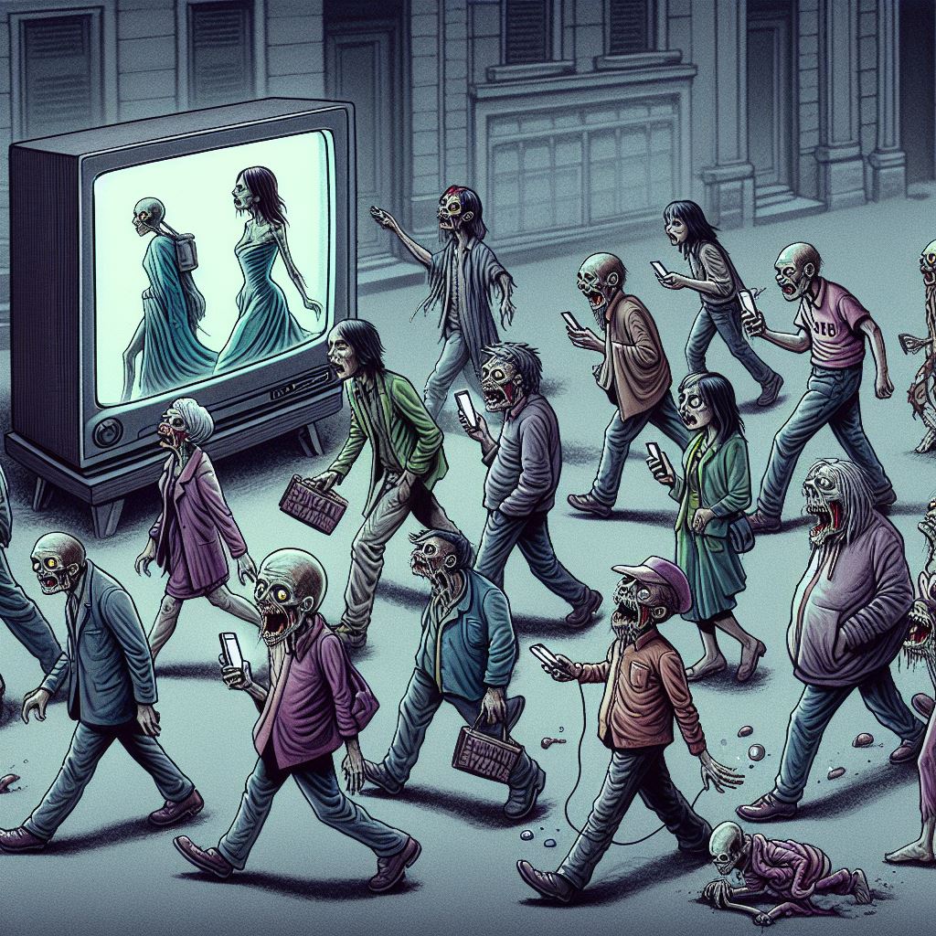 Los zombis y los medios de comunicación