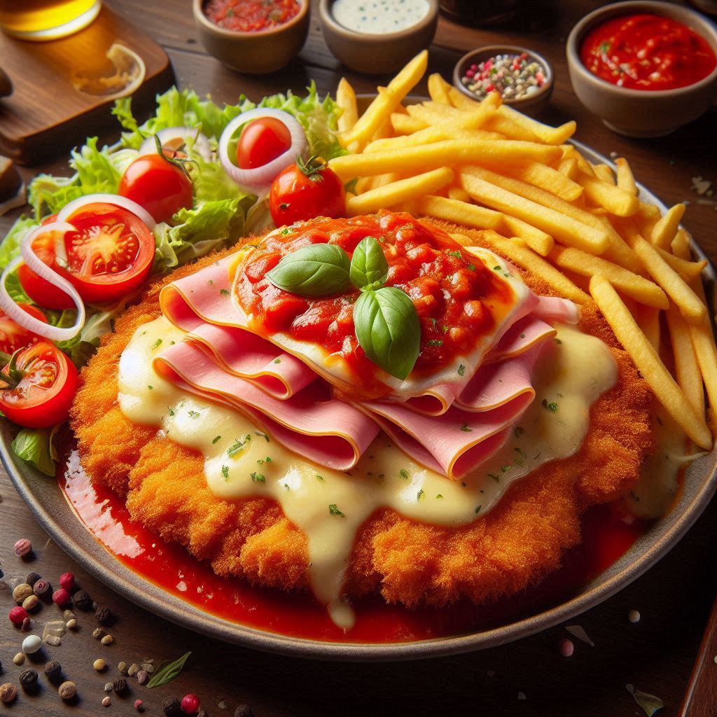 Milanesa a la napolitana