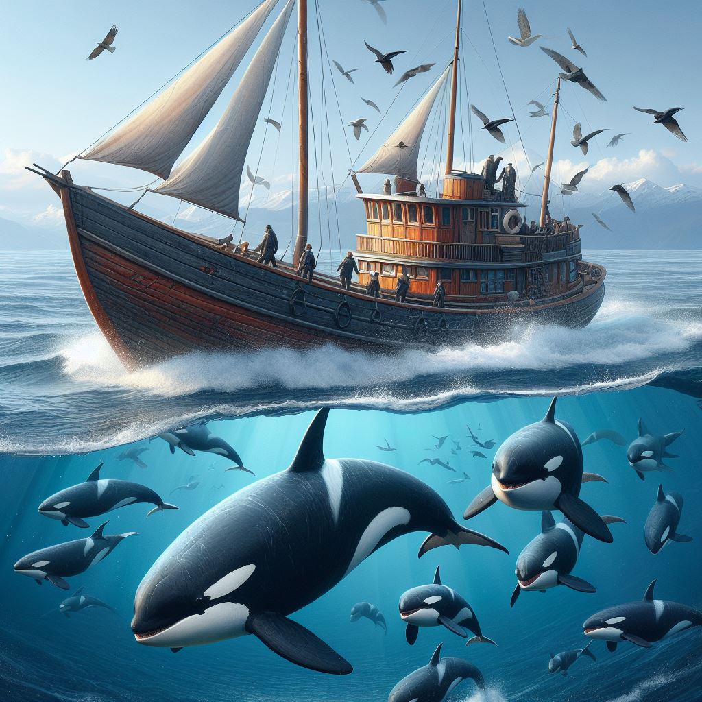 Orcas atacan mi embarcación