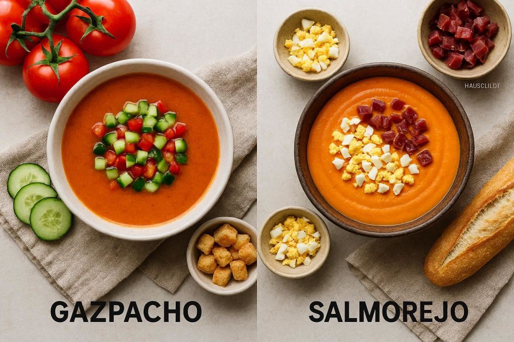 Diferencias entre gazpacho y salmorejo. Hauschildt