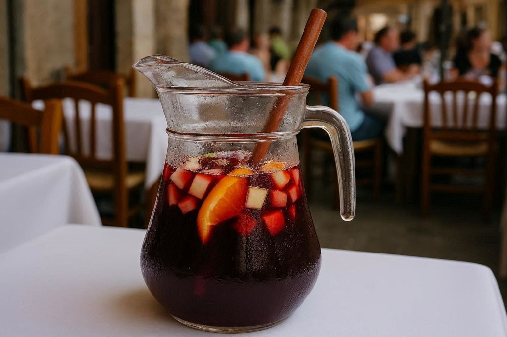 Sangría en restaurantes