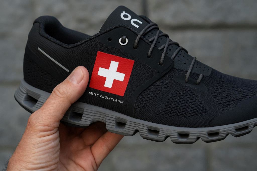 Escándalo por la cruz suiza en los zapatos On