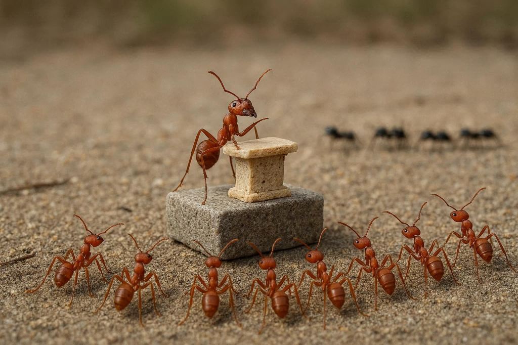 La rebelión de las hormigas negras