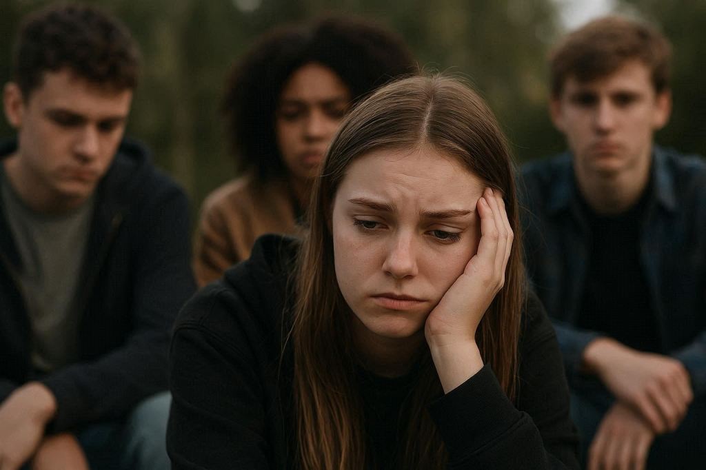 La infelicidad acecha a los jóvenes