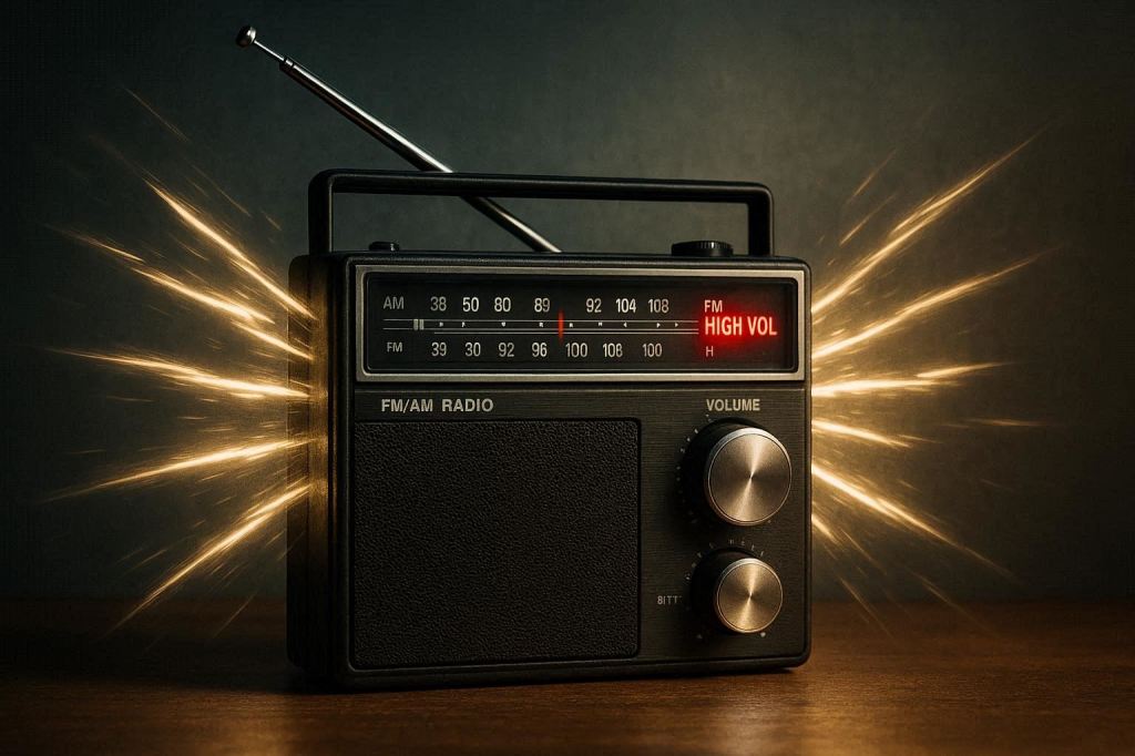 El volumen de los anuncios