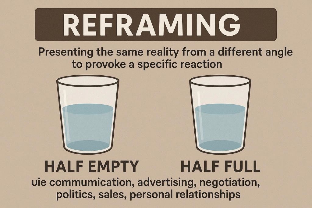 Reframing, la técnica de manipulación que cambia el significado sin alterar los hechos